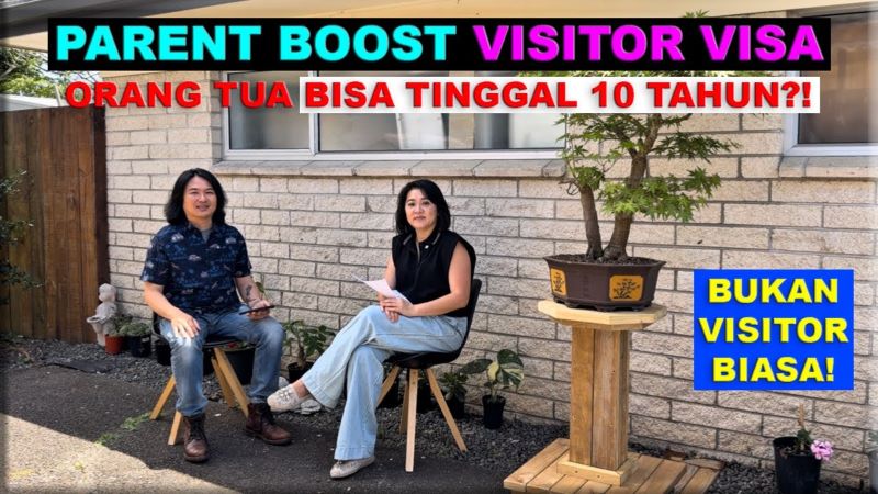 Jalur Visa Orang Tua ke New Zealand, Parent Boost Visitor Visa, Orang Tua Bisa Tinggal Hingga 10 Tahun