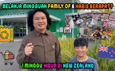 Biaya Hidup di New Zealand 2026, Belanja 1 Minggu untuk 6 Orang (Harga Supermarket & Cost of Living NZ)