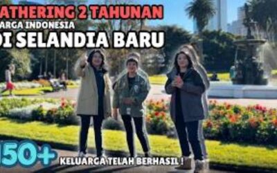 150 Keluarga Indonesia Berkumpul di Selandia Baru! Begini Suasananya